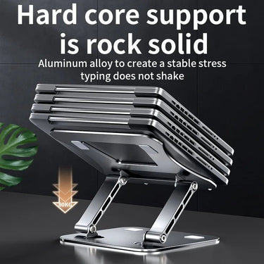 Adjustable Aluminum Laptop & Tablet Stand - InspiredGrabs.com